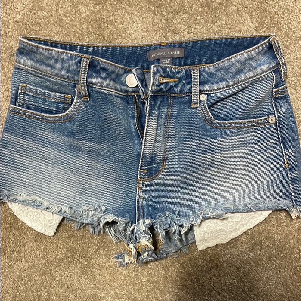 Kendall & Kylie Blue Denim Women's Shorts
